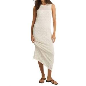 crochet knit beach midi dress in toffee Palermo Mini Dress main image 1